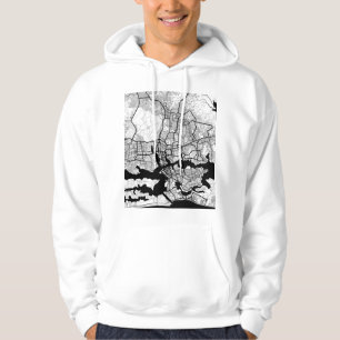 Abidjan Côte d'Ivoire Map Hoodie