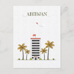 Abidjan Ivory Coast Postcard