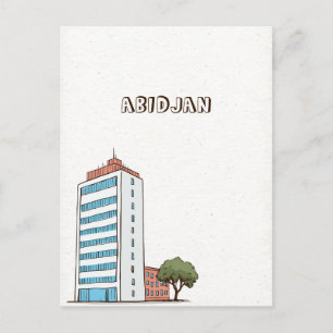 Abidjan Ivory Coast Postcard