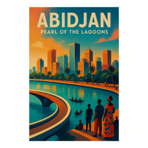 ABIDJAN – Pearl of the Lagoons Poster