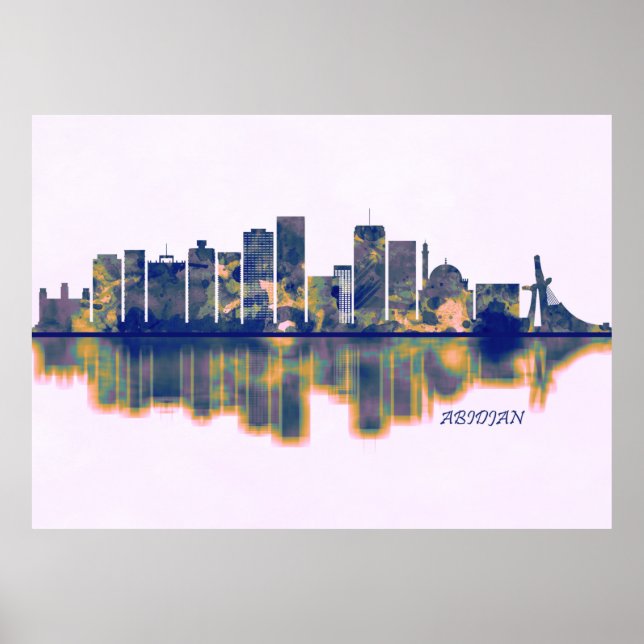 Abidjan Skyline Poster (Front)