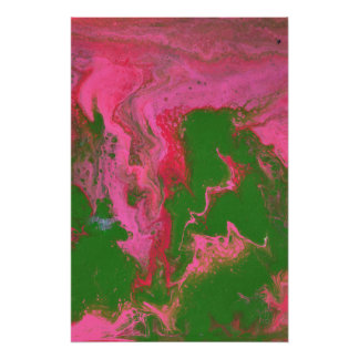 Abigail 1 Crazy Abstract Poster