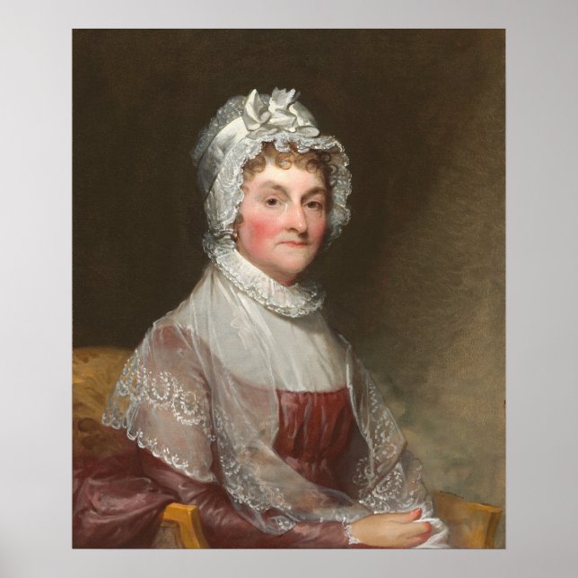 Abigail Adams - Gilbert Stuart Fine Art Poster (Front)