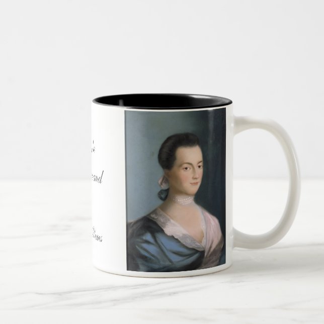 Abigail Adams Portrait & Quote Mug (Right)