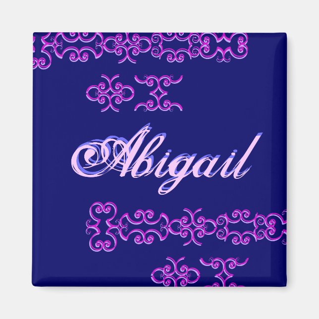 Abigail Designer Name I Magnet (Front)