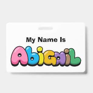 Abigail ID Badge