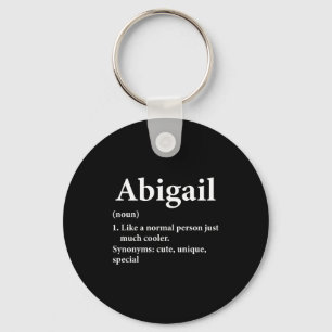 Abigail Name Definition Funny D Key Ring