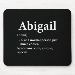 Abigail Name Definition Funny D Mouse Pad