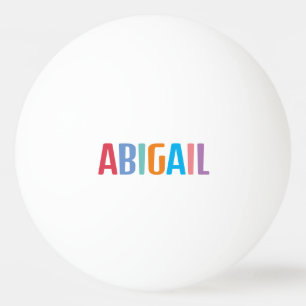 Abigail Ping Pong Ball