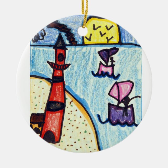 Abigail Salabarria Ceramic Tree Decoration (Front)