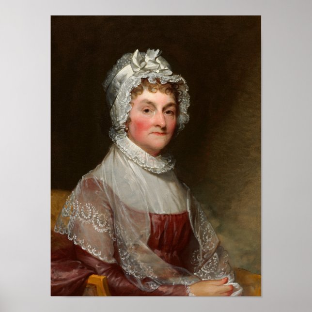 Abigail Smith Adams by Gilbert Stuart Poster (Front)