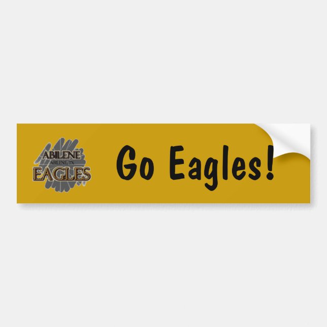 Abilene High School Eagles - Abilene, TX Bumper Sticker (Front)