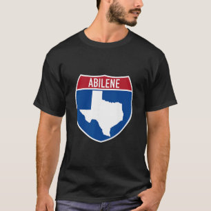 Abilene Texas Tx Interstate Highway Vacation Souve T-Shirt