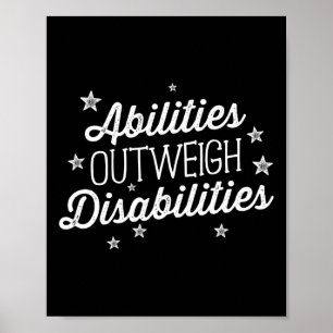 Abilities Outweigh Disabilities Speech Therapy  SL Poster