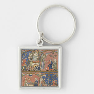 Abimelech and Samson Key Ring