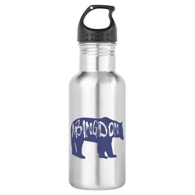 Abingdon Virginia Bear 532 Ml Water Bottle (Front)