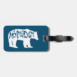 Abingdon Virginia Bear Luggage Tag