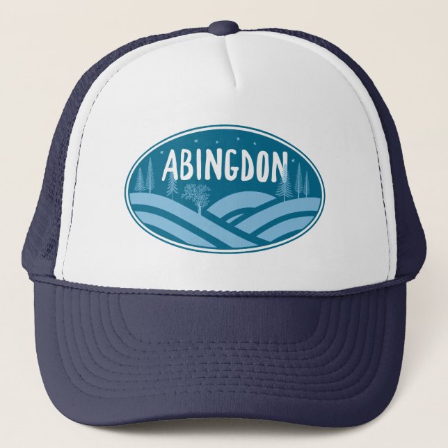 Abingdon Virginia Outdoors Trucker Hat (Front)
