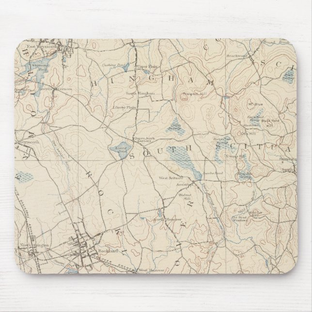 Abington, Massachusetts Mouse Pad (Front)