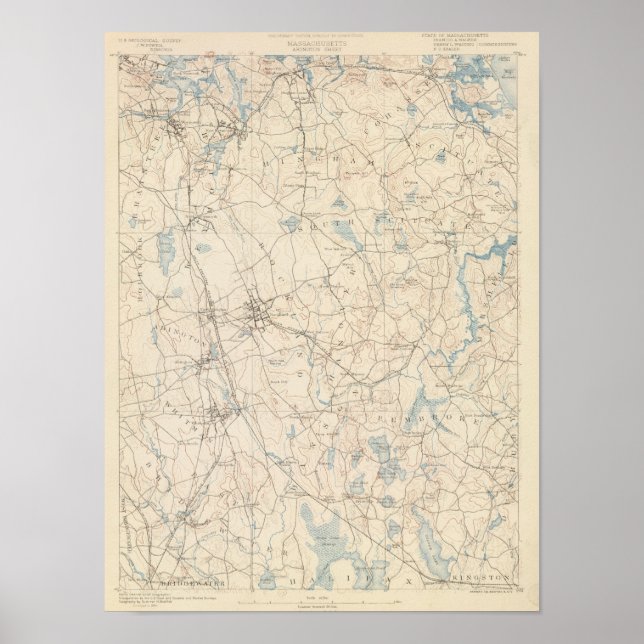 Abington, Massachusetts Poster (Front)