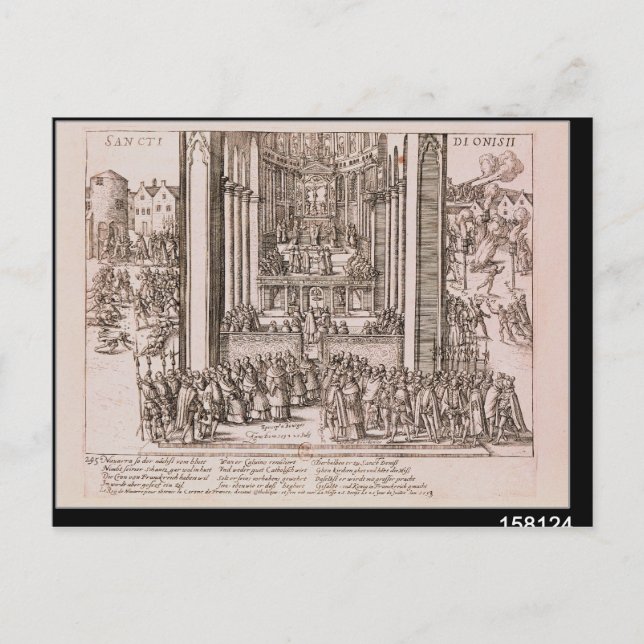 Abjuration of Henri IV Postcard (Front)