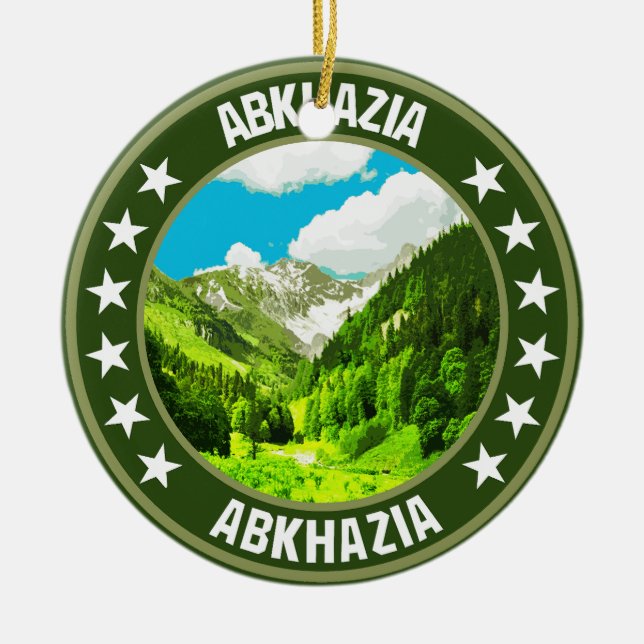Abkhasia                                           ceramic ornament (Front)
