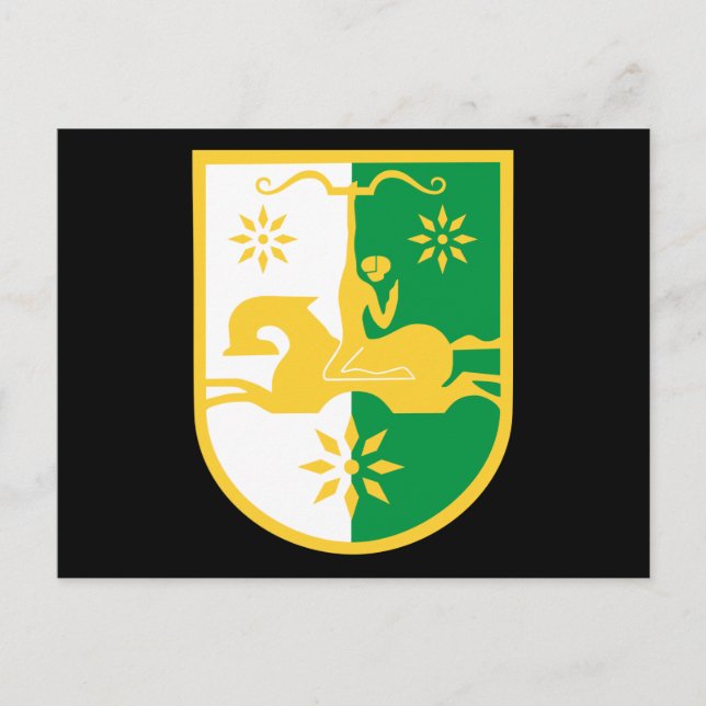 abkhazia emblem postcard (Front)