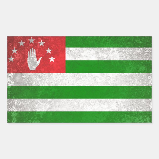 Abkhazia Rectangular Sticker (Front)