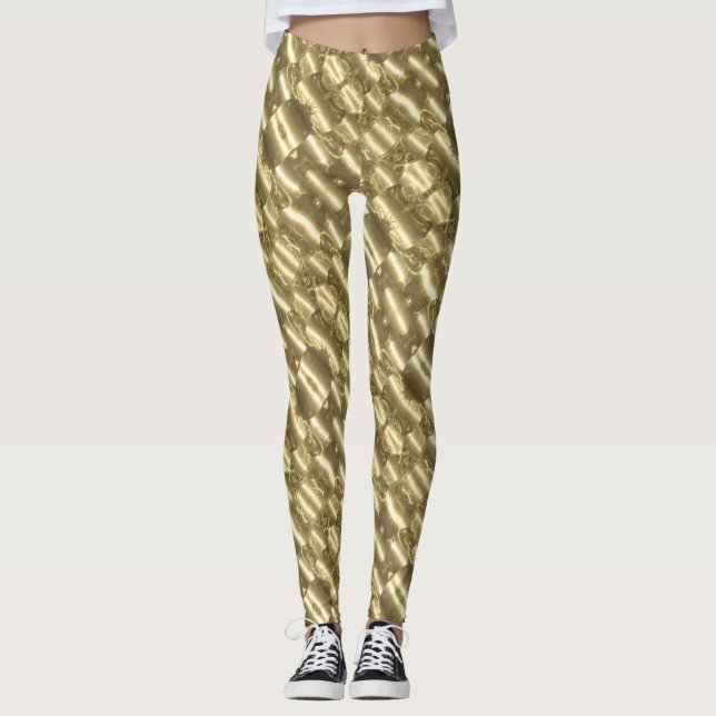 ABL - 142 - Gold - Leggings (Front)