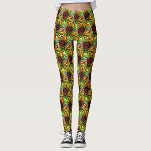 ABL - 303 - Neon Skull - Leggings