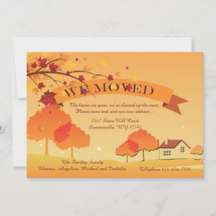 Ablaze With Autumn Colours Moving Announcement