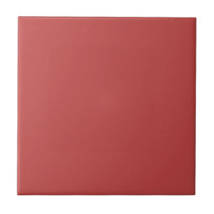 Ablazed Red Square Kitchen and Bathroom Ceramic Tile