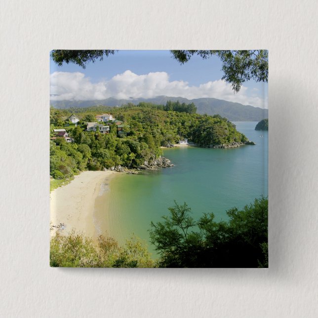 Able Tasman NP, Nelson, New Zealand. The many 15 Cm Square Badge (Front)