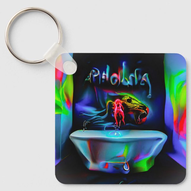 Ablutophobia 2 key ring (Front)