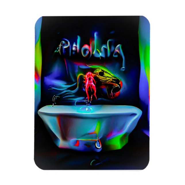 Ablutophobia 2 magnet (Vertical)