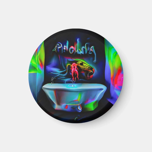 Ablutophobia 2 magnet (Front)