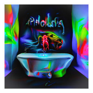 Ablutophobia 2 photo print