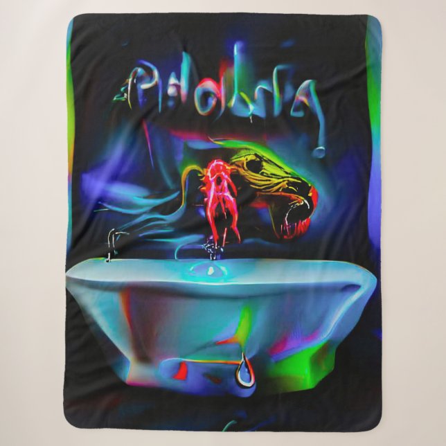 Ablutophobia 2 sherpa blanket (Front)