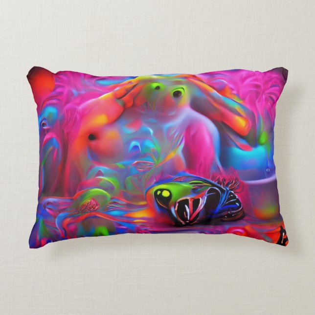 Ablutophobia  decorative cushion (Front)