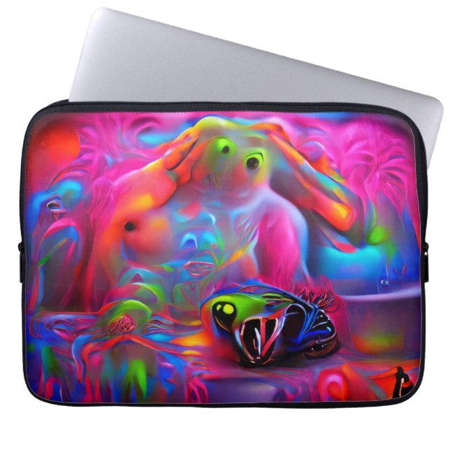 Ablutophobia  laptop sleeve (Front)