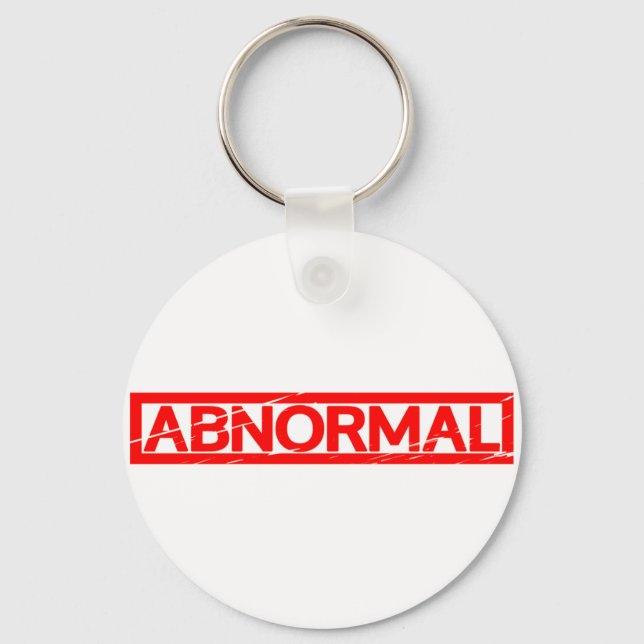 Abnormal Stamp Key Ring (Front)