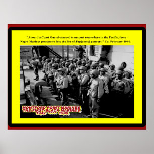 Aboard a Coast Guard-manned Poster