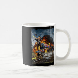 Aboard The Trump Train Funny Donald Trump 2024 Ele Coffee Mug