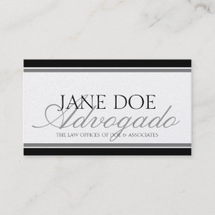 Abogado Advogado Business Card