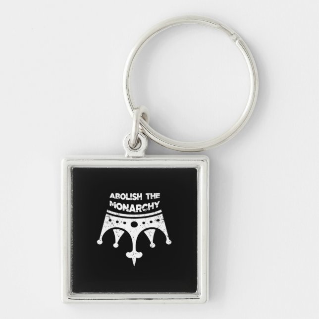 Abolish Anti No Kings In America Bumper Classic Key Ring (Front)