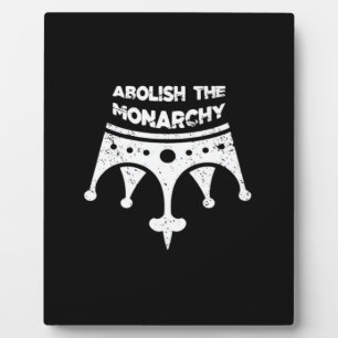 Abolish Anti No Kings In America Bumper Classic Plaque