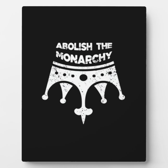 Abolish Anti No Kings In America Bumper Classic Plaque (Front)