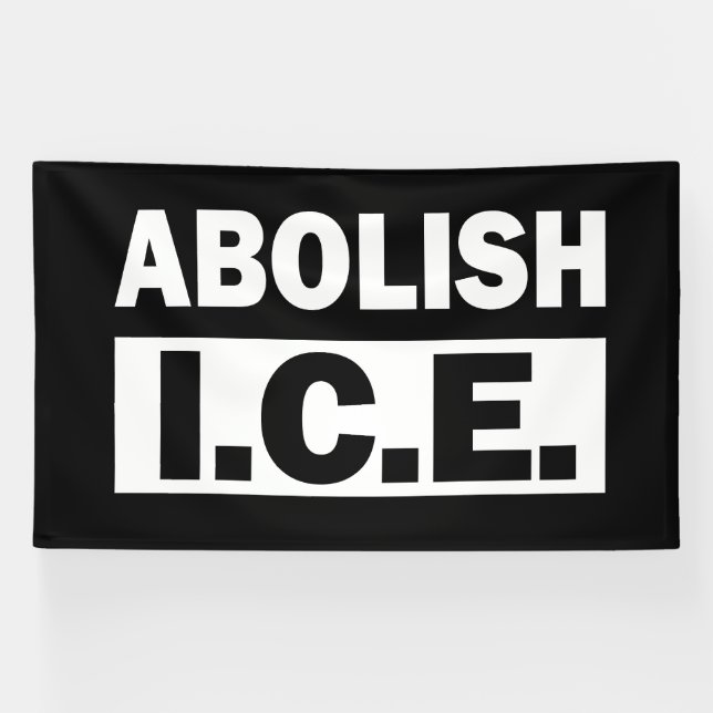 Abolish ICE Banner (Horizontal)