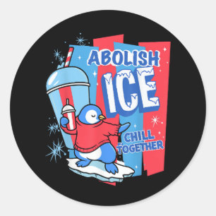 Abolish Ice Classic Round Sticker