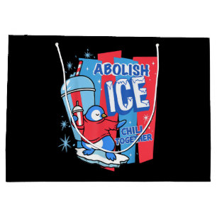 Abolish Ice Large Gift Bag